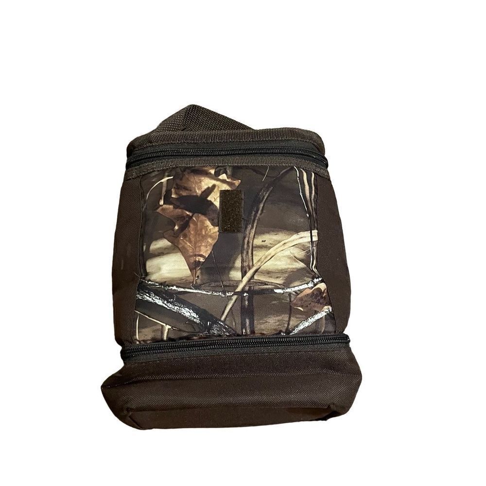 fit&fresh insulated camo brown lunch bag‎